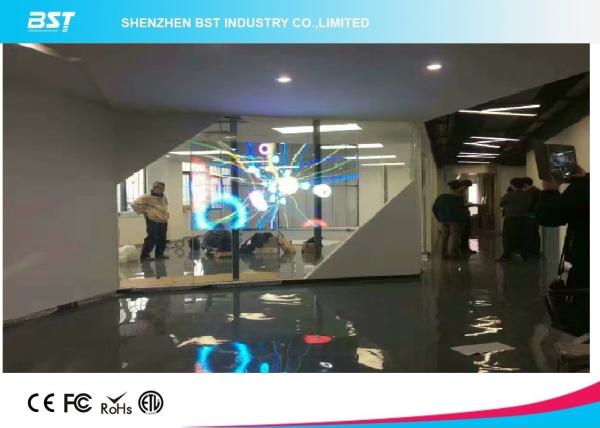 Cheap P16 Curtain Led Display Screen With Transparent Panels For Stage / Event / Advertising for sale