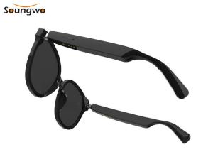 Best HFP Smart glasses Bluetooth 5.0 audio visual integration replaceable frame for men wholesale