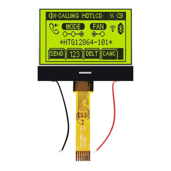 Cheap 128X64 LCD COG Display , UC1601S Graphic LCD Module HTG12864-101 for sale