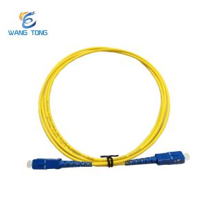 FTTH  Sc Lc Fiber Optic Patch Cord Single Mode  LSZH 0.09mm SC/APC SC/PC 1M 3M 10M
