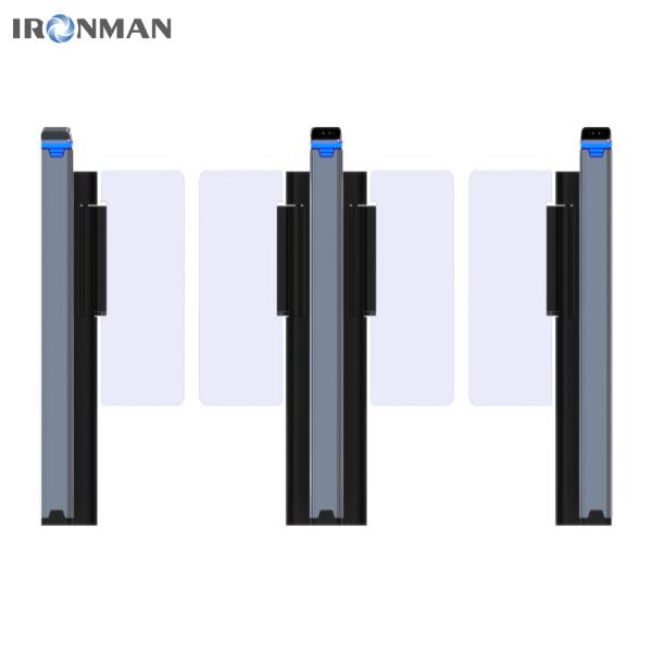Cheap Security Automatic Double Sliding Gate Turnstile Access Control System Speed Gate Turnstile for sale