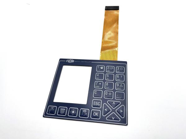 Cheap LED Backlight Screen Printing  Membrane Switch Panel With Transparent Window Display for sale