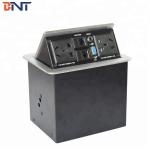 Tabletop Hidden Pop Up AV Connection Box / Pop Up Power Socket