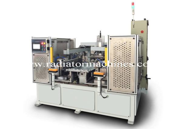 Cheap Semi Automatic Radiator Core Builder Machine with Replacalbe Header Mold for sale