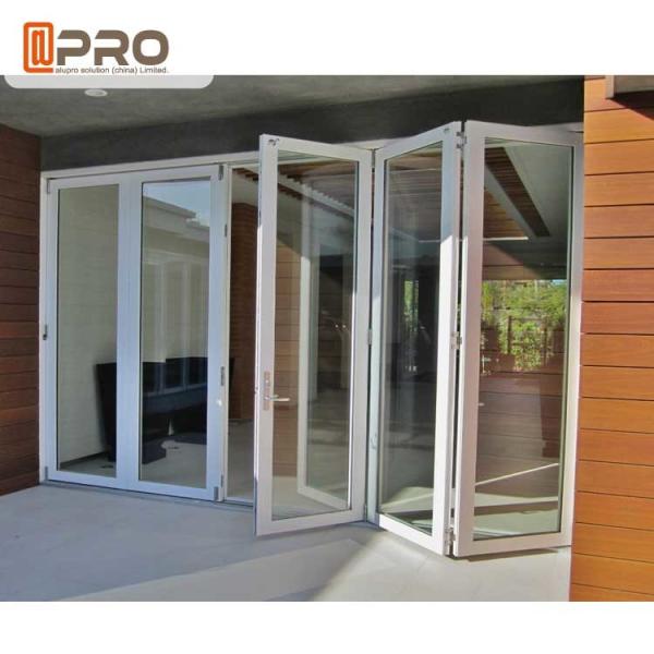 Cheap Rating Energy Saving Triple Double Glazed Folding Doors Water - Proof for sale