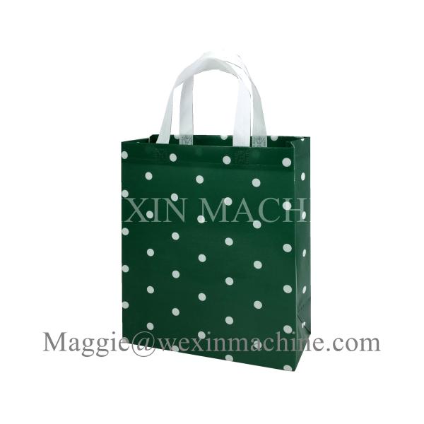 Cheap 2018 Recycle long handle  Foldable Non Woven Garment  Bag Price use non woven bag making machine for sale