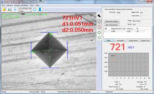Automatic Knoop Vickers Hardness Measurement Software Generate Report With Usb Camera