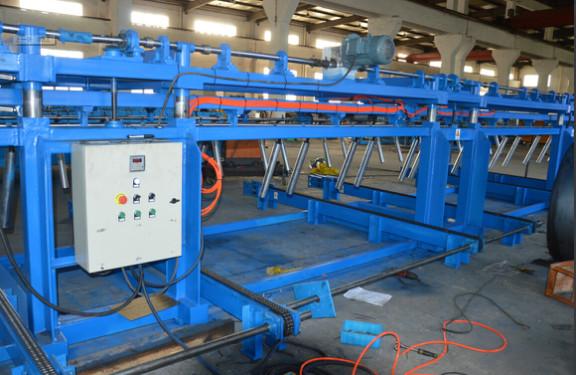 Cheap 12 Meter Auto Stacker Galvanized Rolling Form Machine 19 Rolls 13331 × 1555 × 1485mm for sale