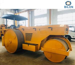 High Stability Road Construction Paver Machine , Three Wheel Static Road Roller
