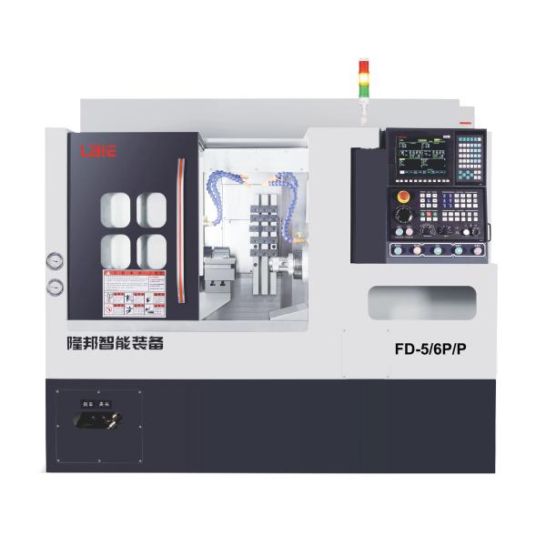 Cheap High Precision Dual Spindle Lathe Metal Efficient Metalworking Y Dual Axis Synchronous for sale