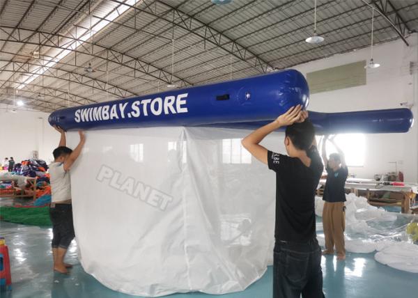 Cheap Jellyfish Protection Floating Yacht Inflatable Sea Pool With Net for sale