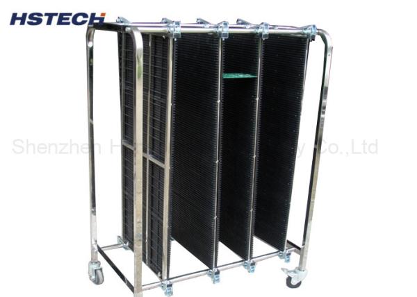 Cheap Max 300pcs 4 Wheels Moving PCB Storage Turnover Car for PCB Assembly Line for sale