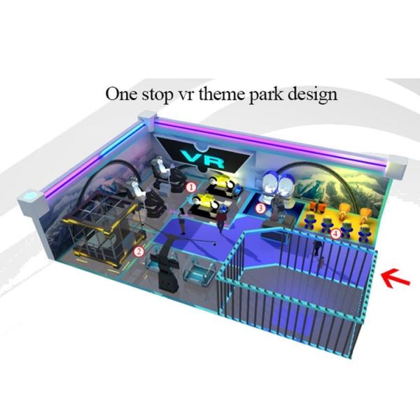 Cheap One Stop Design VR Theme Park  Equipment , Virtual Reality Amusement Park for sale