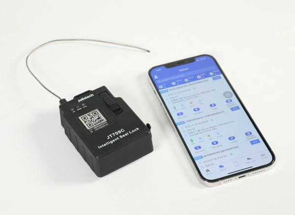Cheap BT Bluetooth RFID GPS Smart Lock SMS Electronic Padlock Container Security for sale