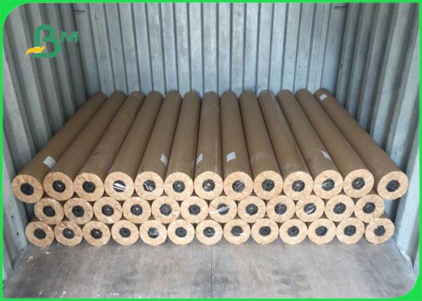 Cheap Oil Proof / Moisture Proof Plotter Paper Roll Chemical Pulp Type for sale