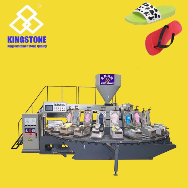Cheap Rotary Slippers Shoe Injection Molding Machine In PVC Material for sale