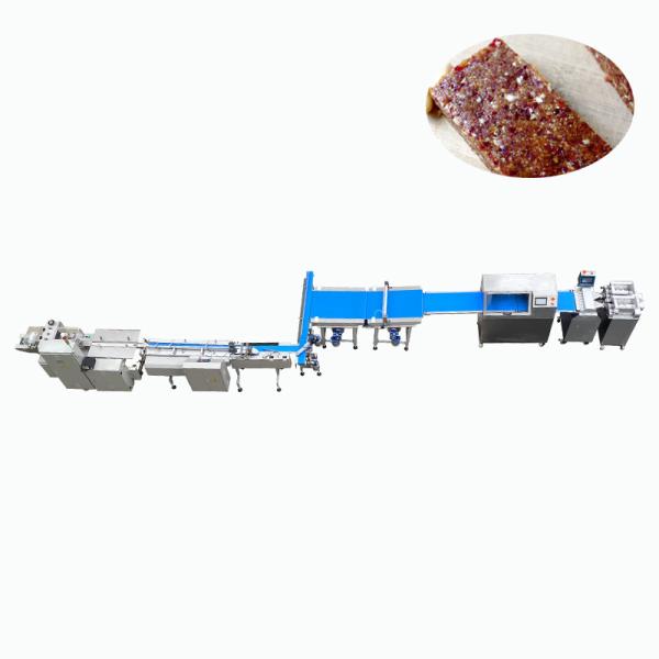 Cheap Full automatic high output fruit bar date bar machine with packing machine for sale