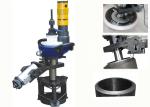 Low Noise Pipe Automatic Beveling Machine Low Friction Adjustable Bearing System