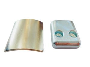 China Custom Permanent Neodymium Magnet Ring High Temperature Precision Ferrite Arc on sale