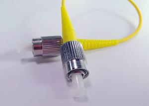 FC / UPC - FC / UPC Fiber Optic Patch Cord High Performance With Yellow Boot