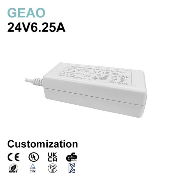 Cheap 24V 6.25A Desktop Power Adapter 150W Switching Adapter Power Supply for sale