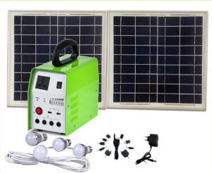 portable solar generator solar home system builted in 300W inverter for AC output