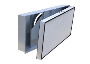 China FFU Clean Room Fiberglass H12 H13 H14 U15 U16 Pleated HEPA Air Filter / FFU Replacement Filter on sale