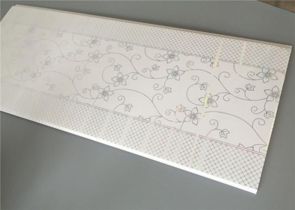 Cheap Flower Design Plastic Ceiling Sheets , Waterproof Ceiling Panels Pvc 30cm×7mm for sale