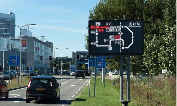 Cheap Customized P10 dynamic traffic signs Smart City Warning LED Display for sale