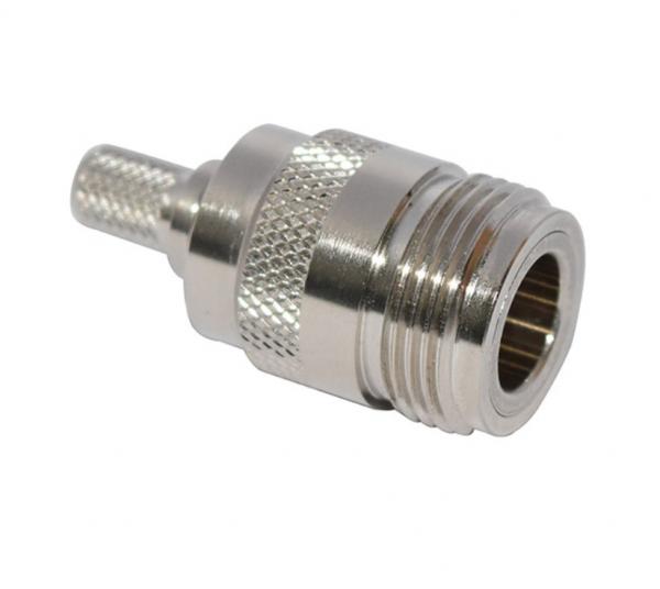 Cheap RF Connector, N Type Straight Crimp Female for LMR-240 Cable, 50 Ohm for sale
