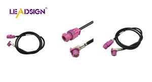 HSD LVDS Cable with H Code 4-Pin Connector for Automotive Applications
