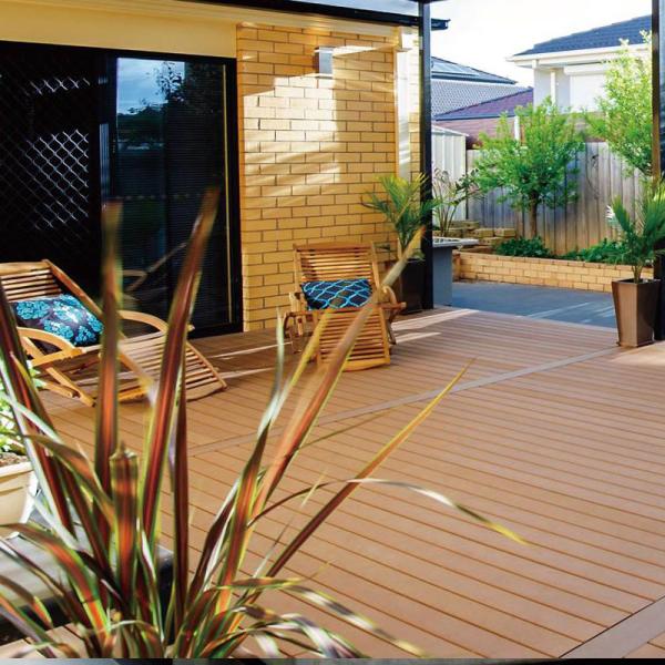 Cheap Customized Solid WPC Wood Plastic Composite Decking Tile Panel for sale