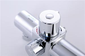 Chrome Bath Thermo Mixing Valve Shower System DN15 Port 26L/Min KSTP -A9