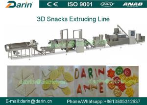 China Automatic 3d& 2d Snack Crispy Chips/screw/shell/extruded Pellet Machine/fried Pellets Extruder Machine on sale