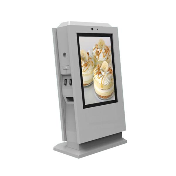 Cheap Payment Self Service LCD Interactive Touch Screen Kiosk With Printer for sale