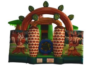 China Inflatable Fun City Commercial Squirrel Park With Slide And Jumping Castle For Children on sale