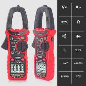 China HT206B Auto Range Digital Clamp Meters , 600A AC Current Clamp Meter on sale