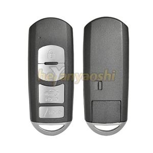 Best Mazda 4 Buttons Smart Key Shell with Emergency Key Insert wholesale