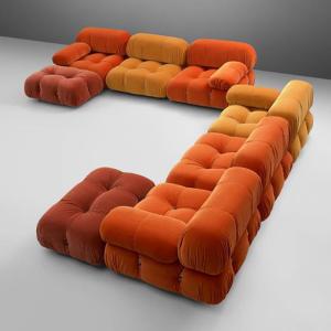 China Combination Soft Modular Sofa Family Lambswool Fabric Living Room Sofas on sale