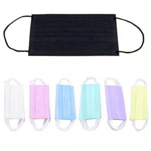 Best High Filtration 3 Ply Surgical Mask , Colorful Disposable Earloop Face Mask wholesale