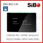 Embedded Wall Intelligent Home Control Touch Panel With POE Temperature Sensor