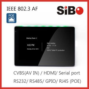 Best Embedded Wall Intelligent Home Control Touch Panel With POE Temperature Sensor wholesale