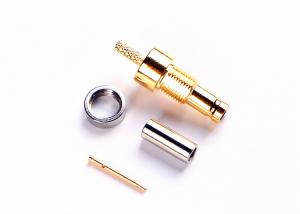 Best 50 or 75 ohm SAA 1.0/2.3 CC4 Snap-on RF Brass Cable Connector With O-ring wholesale