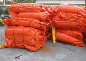 Solid Float Oil Containment Boom 280 - 900mm Draft For Protecting Water Environment