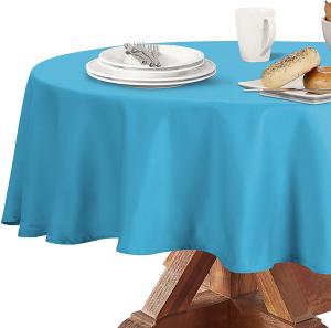 Factory Direct Sale Custom Printing PEVA Plastic Round Table Cloth For Wedding