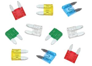 China ISO8820-3 Standard BFMN-1225 Automotive Car ATM Mini Blade Fuse 25A 32V Natural 11mm For In-line Fuse Holder Adapter on sale