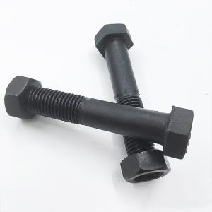 Best M16 Plow Hex Head Bolt Nut , Steel Material 8.8 Grade High Tensile Bolts wholesale