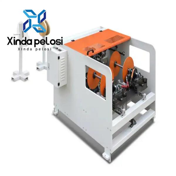 Cheap Automic Double Station Twisted Paper Bag Handle Making Machine High Efficiency for sale