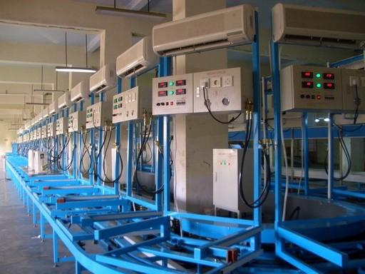 Cheap Window AC Electronic Automated Assembly Line Floor Type AC Performance Testing System for sale