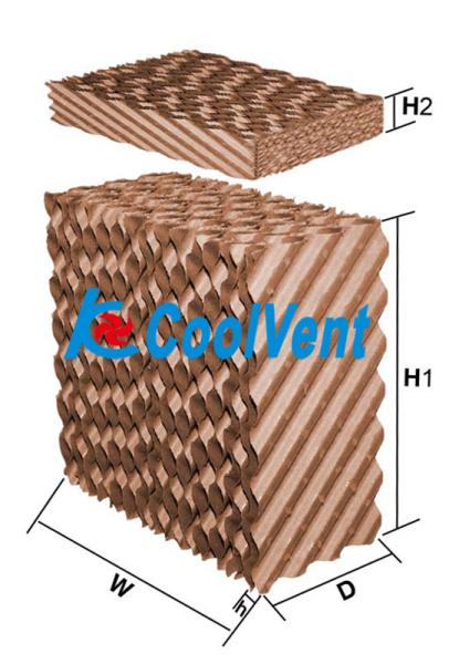 Cheap KCoolVent Ultra Cool Evaporative Cooler Pads 7090 No Smell for sale